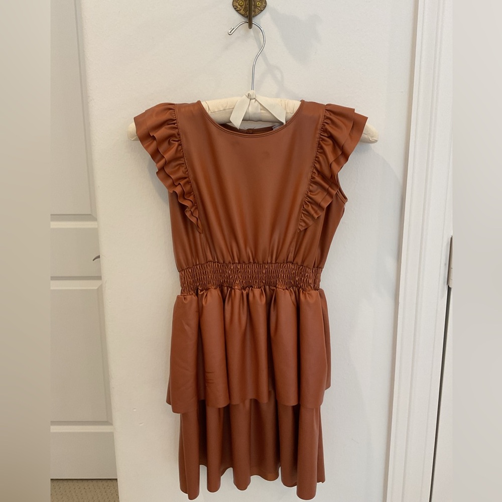 Tru Luv Los Angeles soft pleather dress Size 10